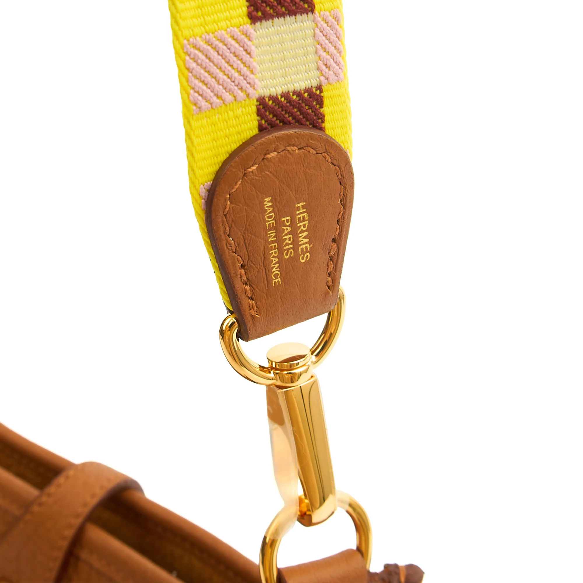 Picture of Hermes Cross Body Evelyne 16 in Gold, Togo Leather