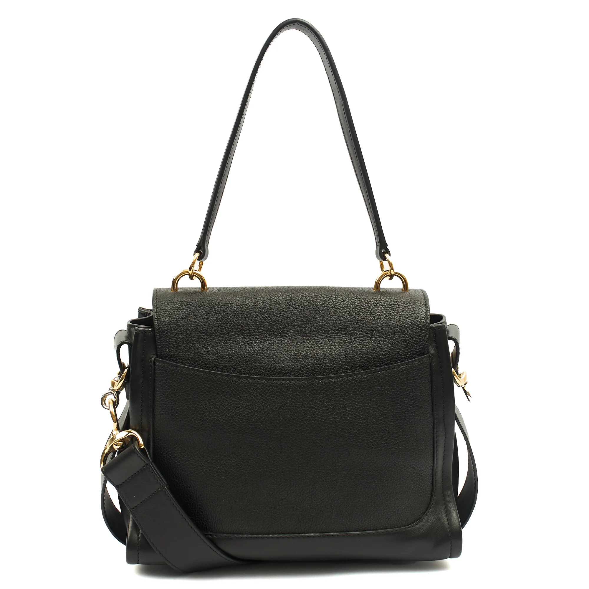 Picture of Chloe Top Handle Tess Day in Black, Leather