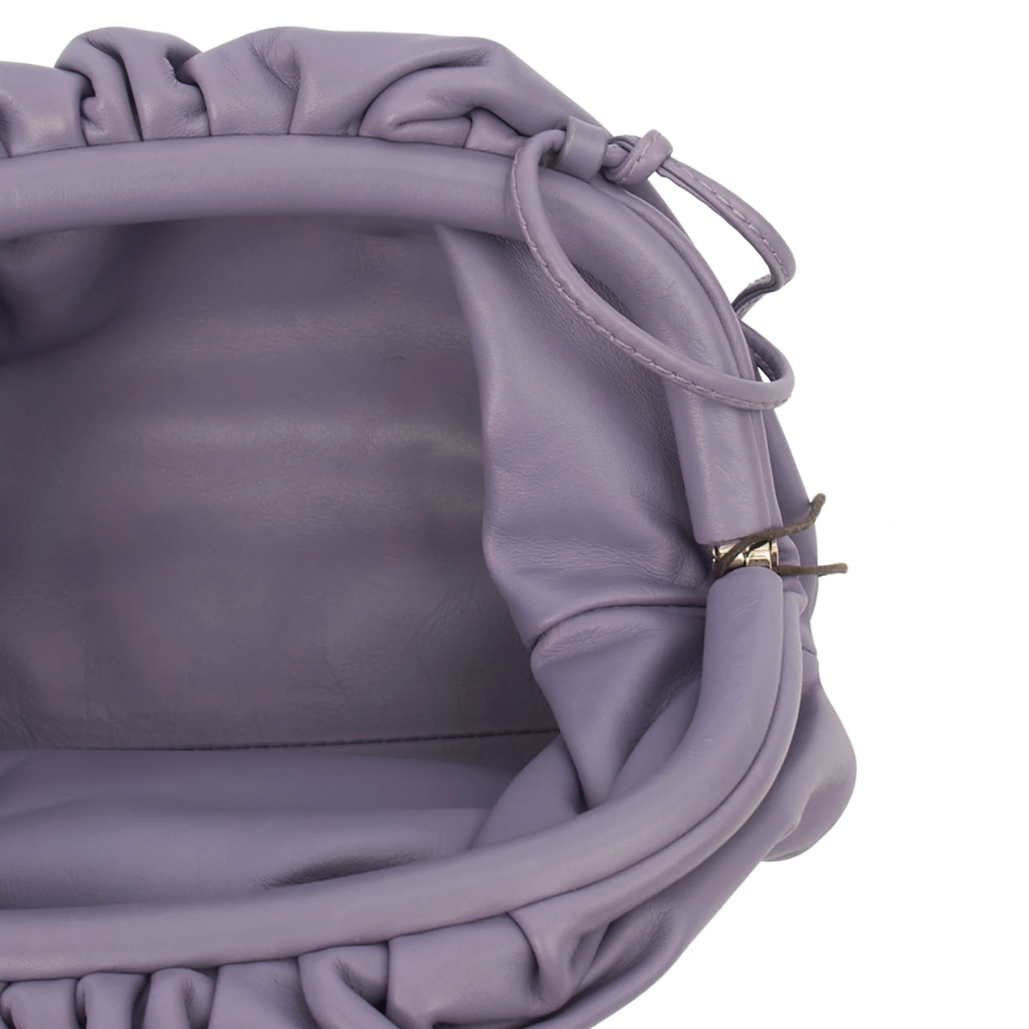 Picture of Bottega Veneta Cross Body The Pouch - Small in Purple, Leather