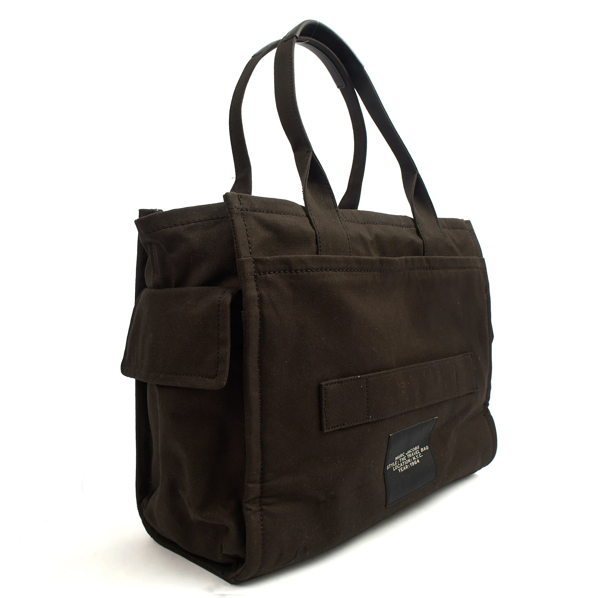 Picture of Marc Jacobs Soft Sided The Travel Bag in Black, Fabric