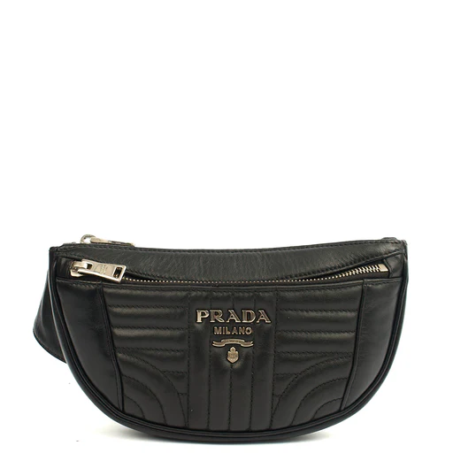 Picture of Prada Cross Body Belt Bag in Black, Leather