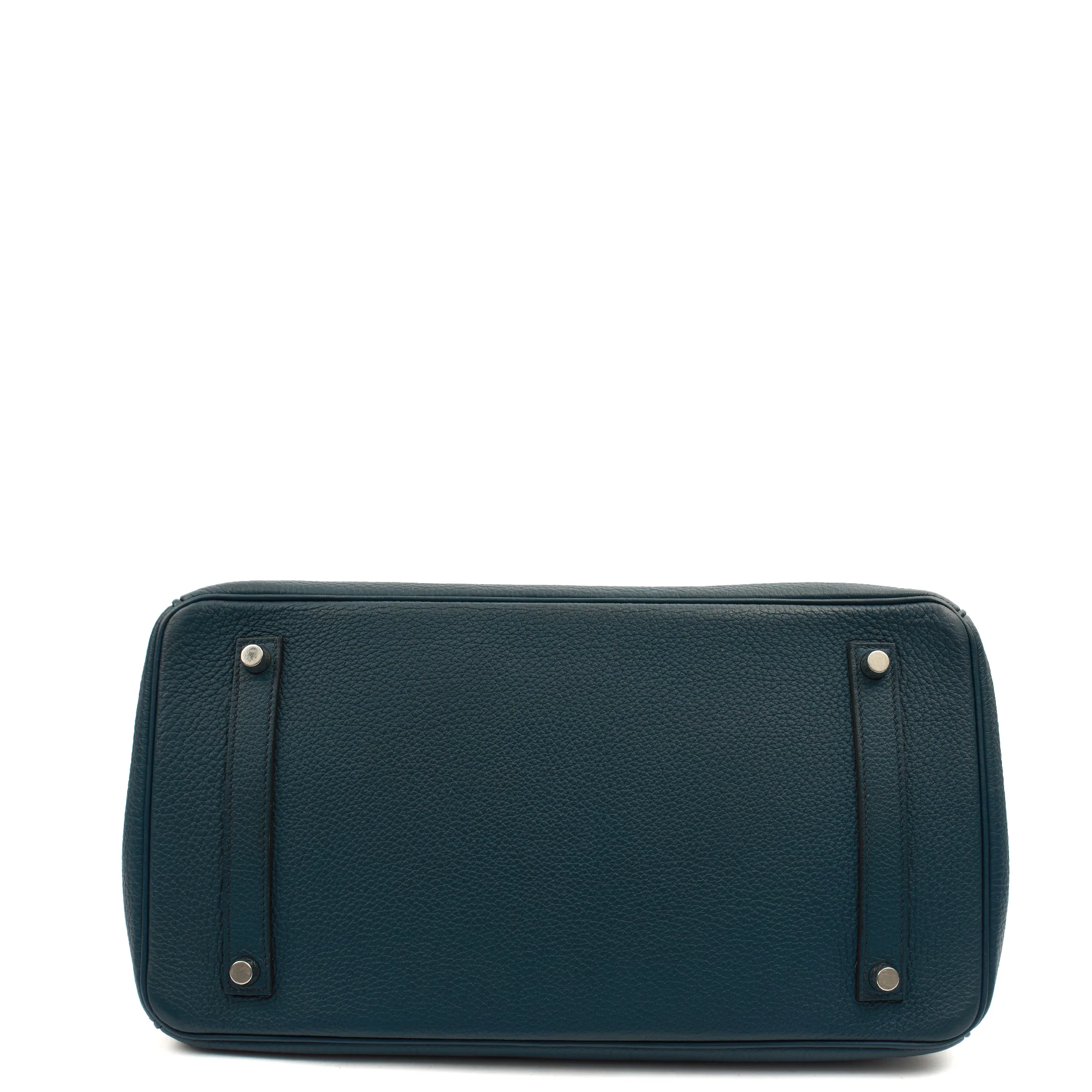 Picture of Hermes Top Handle Birkin 35 in Bleu De Prussee, Togo Leather