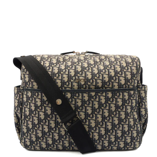 Picture of Christian Dior Tote Tote in Blue, Dior Oblique Embroidery