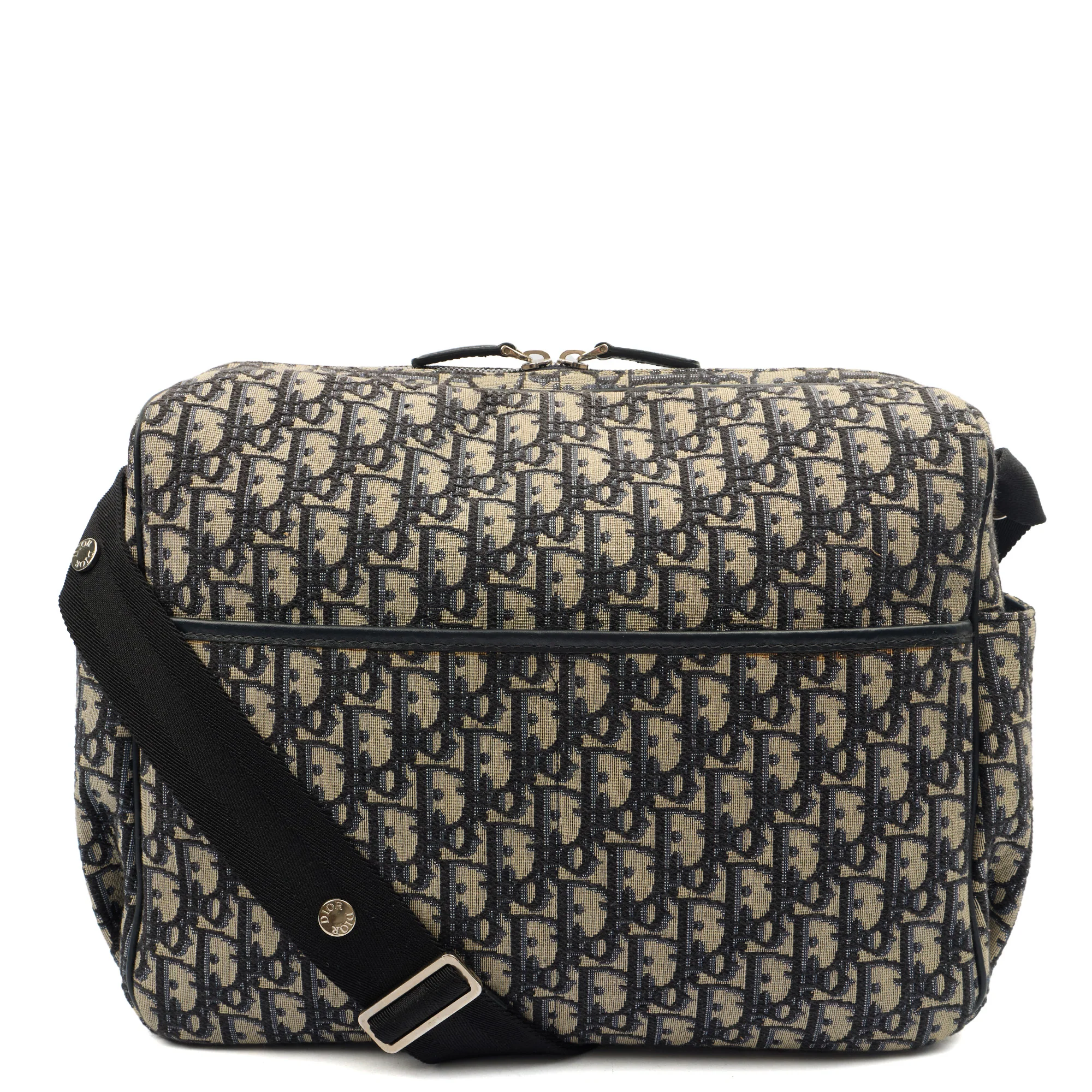 Picture of Christian Dior Tote Tote in Blue, Dior Oblique Embroidery
