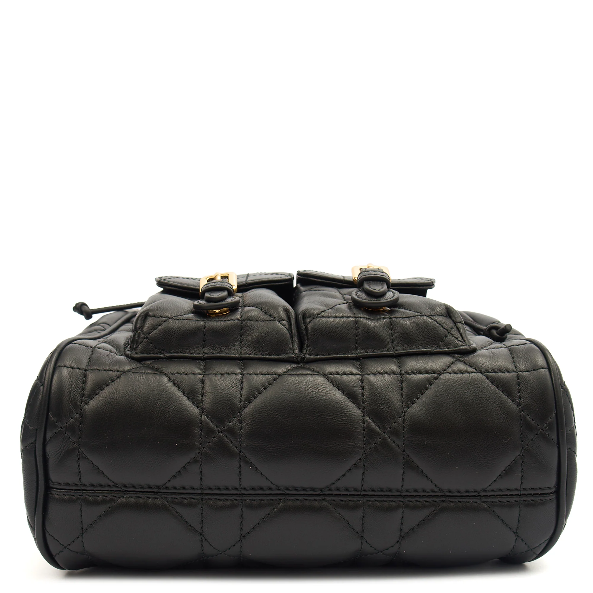 Picture of Christian Dior Backpack Caro Backpack in Black, Cannage Quilted Lambskin