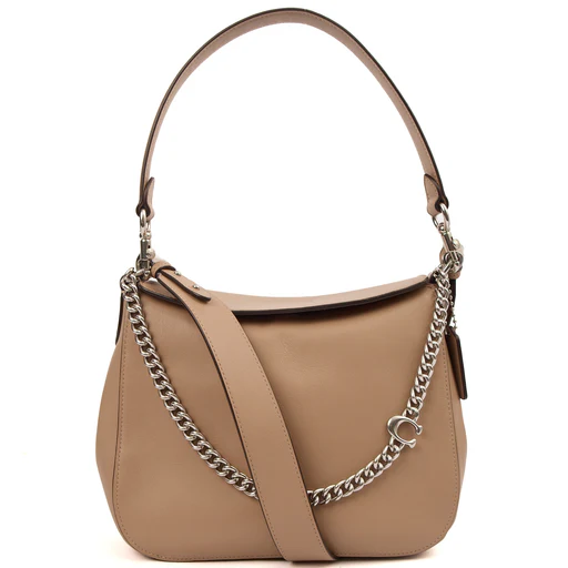 Picture of Coach Cross Body Tabby Chain Bag in Brown, Leather