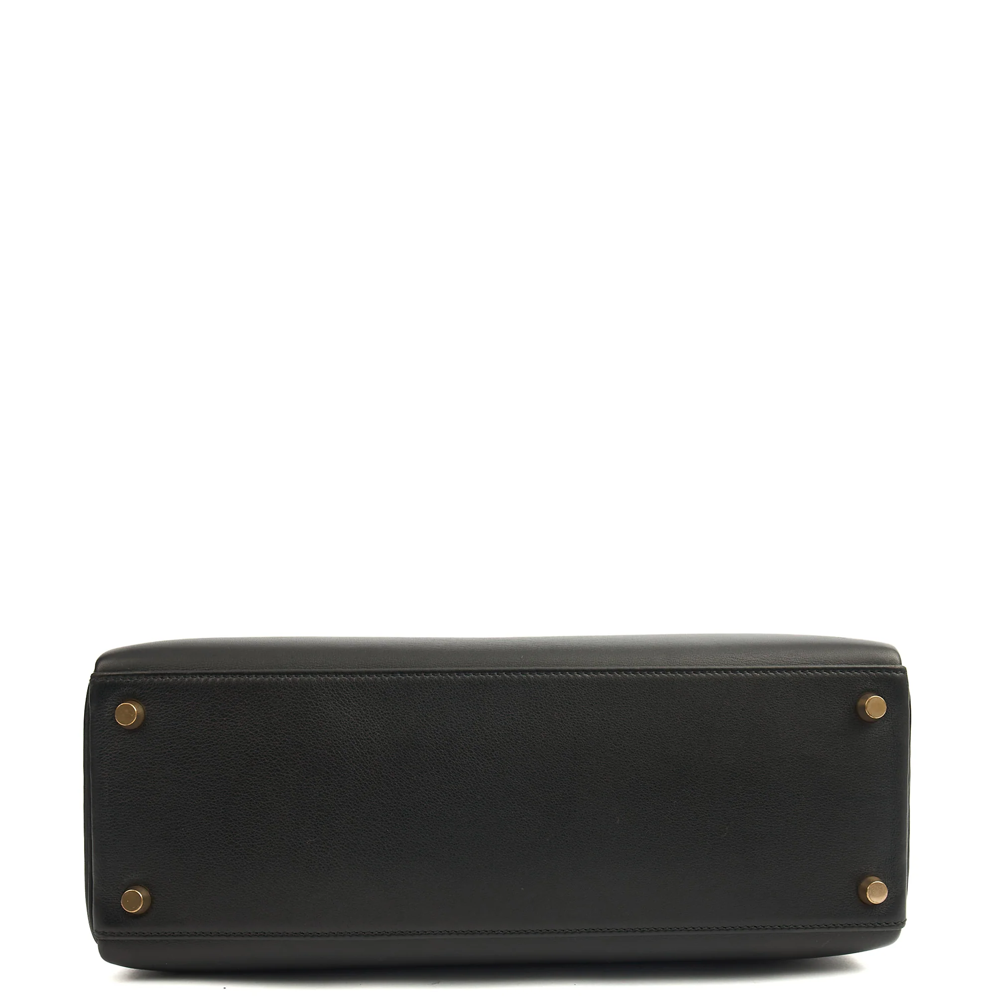 Picture of Hermes Top Handle Kelly 32 in Black, Box Calf Leather