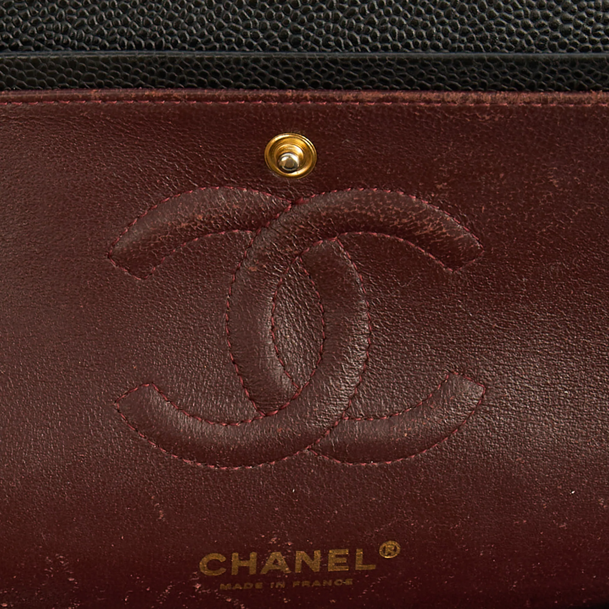 Picture of Chanel Shoulder Bag Classic Double Flap - Medium in Black, Caviar Leather