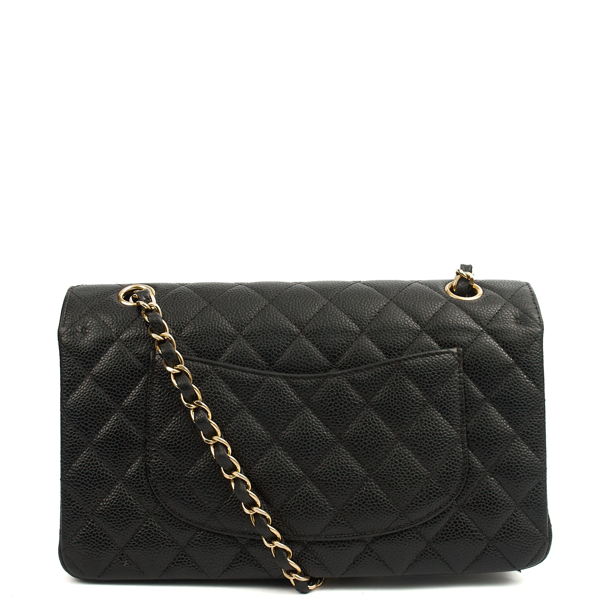 Picture of Chanel Shoulder Bag Classic Double Flap - Medium in Black, Caviar Leather