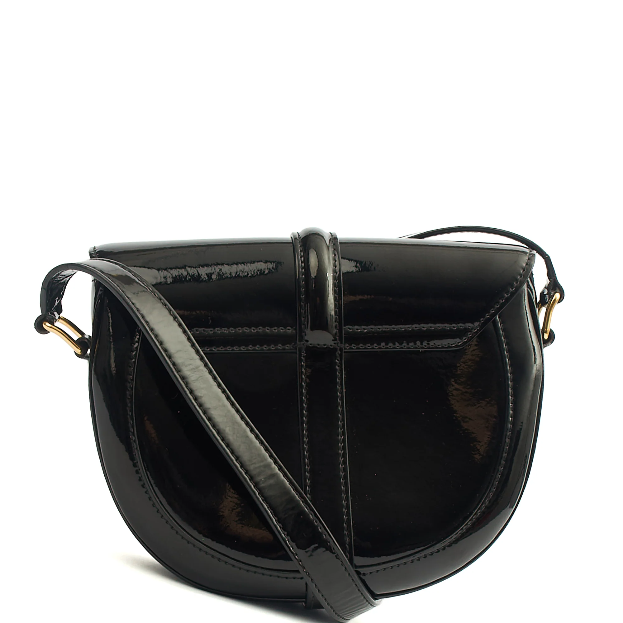 Picture of Celine Cross Body 16 bag - Small in Black, Patent Leather