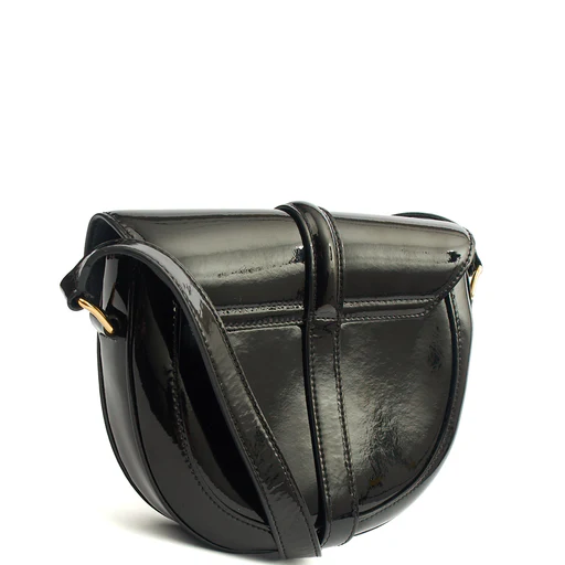 Picture of Celine Cross Body 16 bag - Small in Black, Patent Leather