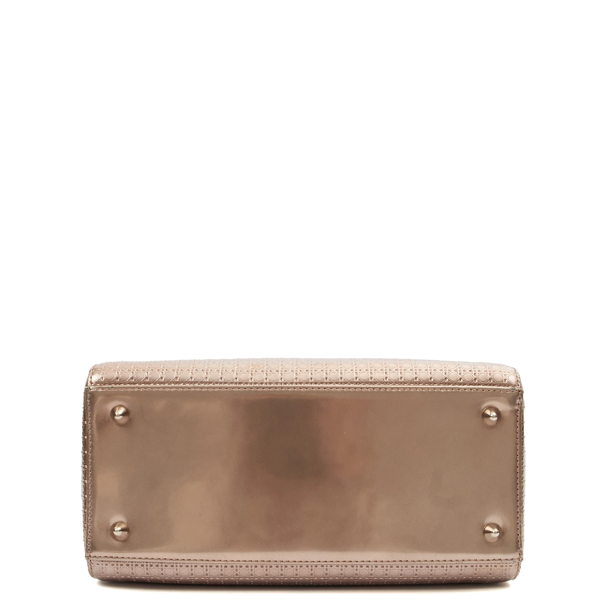 Picture of Christian Dior Shoulder Bag Lady Dior Small in Metallic, Leather