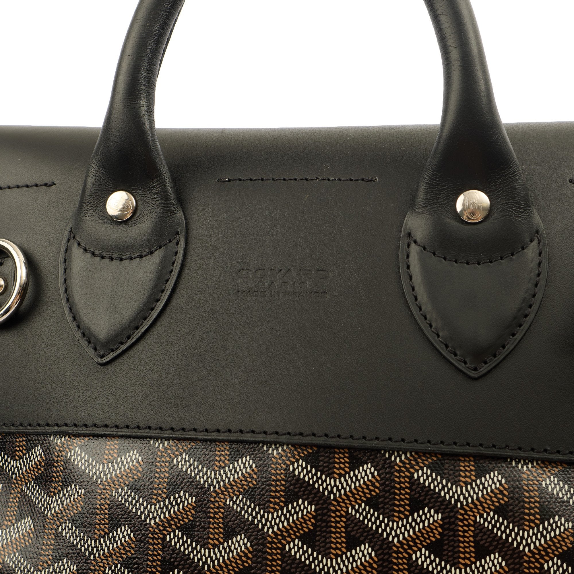 Picture of Goyard Backpack Steamer Backpack in Black, Leather