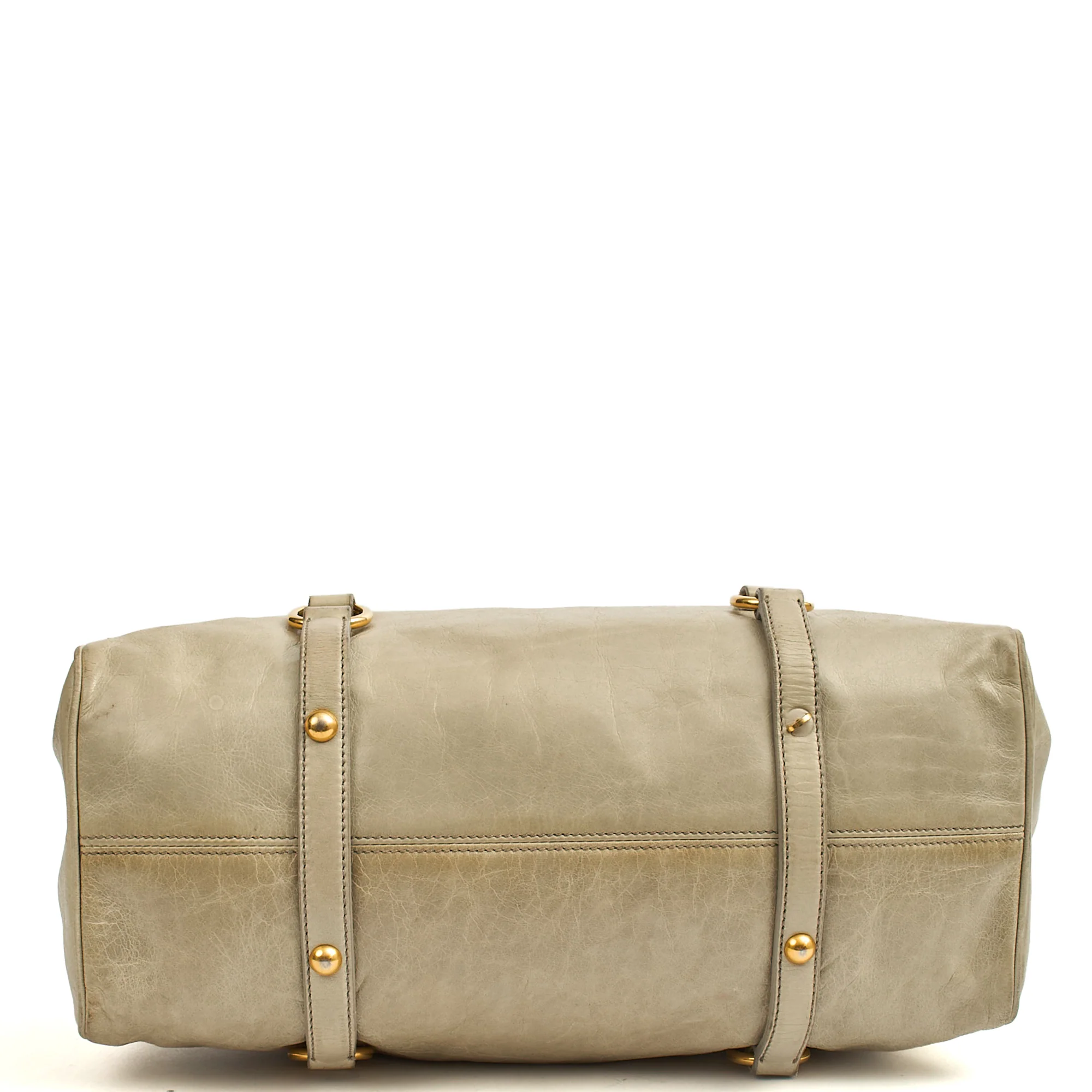 Picture of Miu Miu Tote Tote in Grey, Exotic Effect Leather