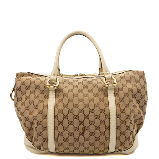 Picture of Gucci Shoulder Bag Tote in Brown, GG Supreme Canvas