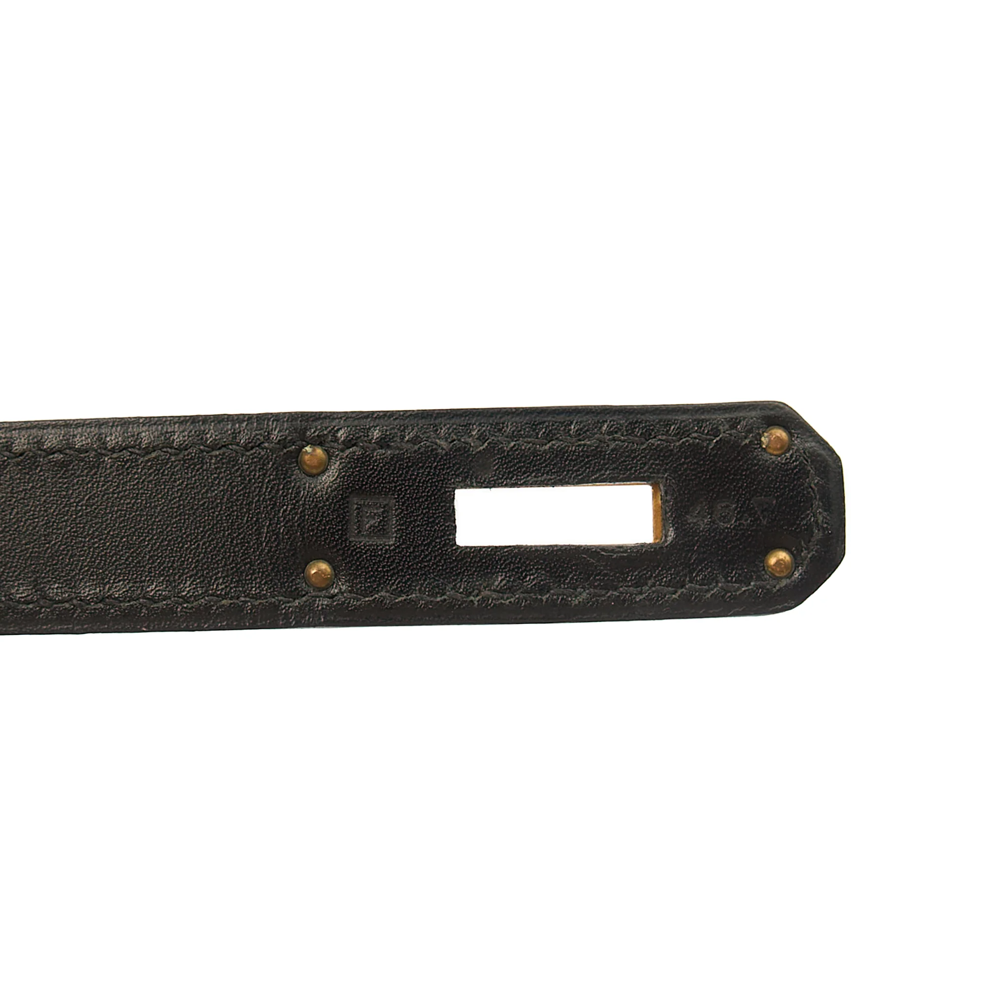 Picture of Hermes Top Handle Kelly 28 in Black, Box Calf Leather