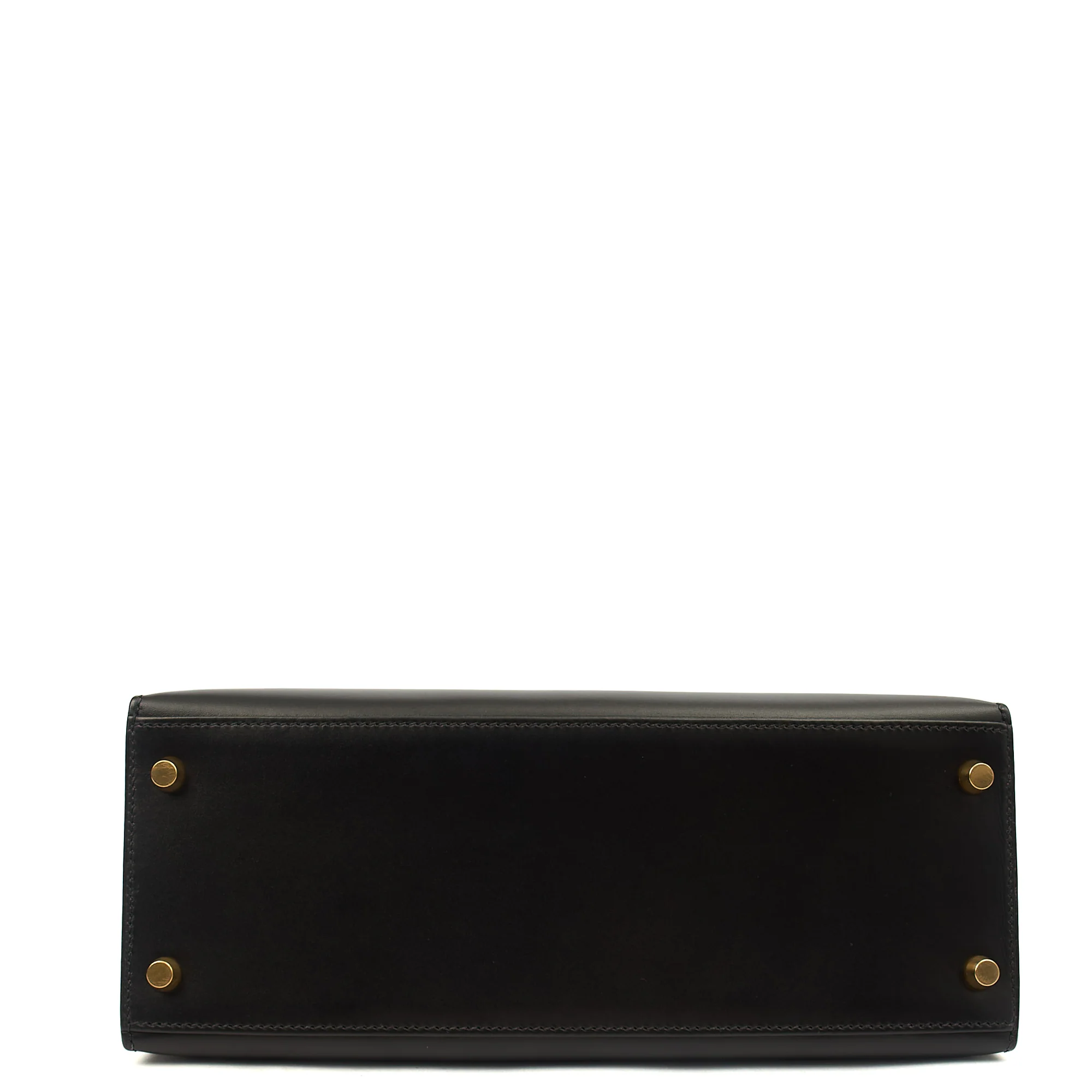 Picture of Hermes Top Handle Kelly 28 in Black, Box Calf Leather