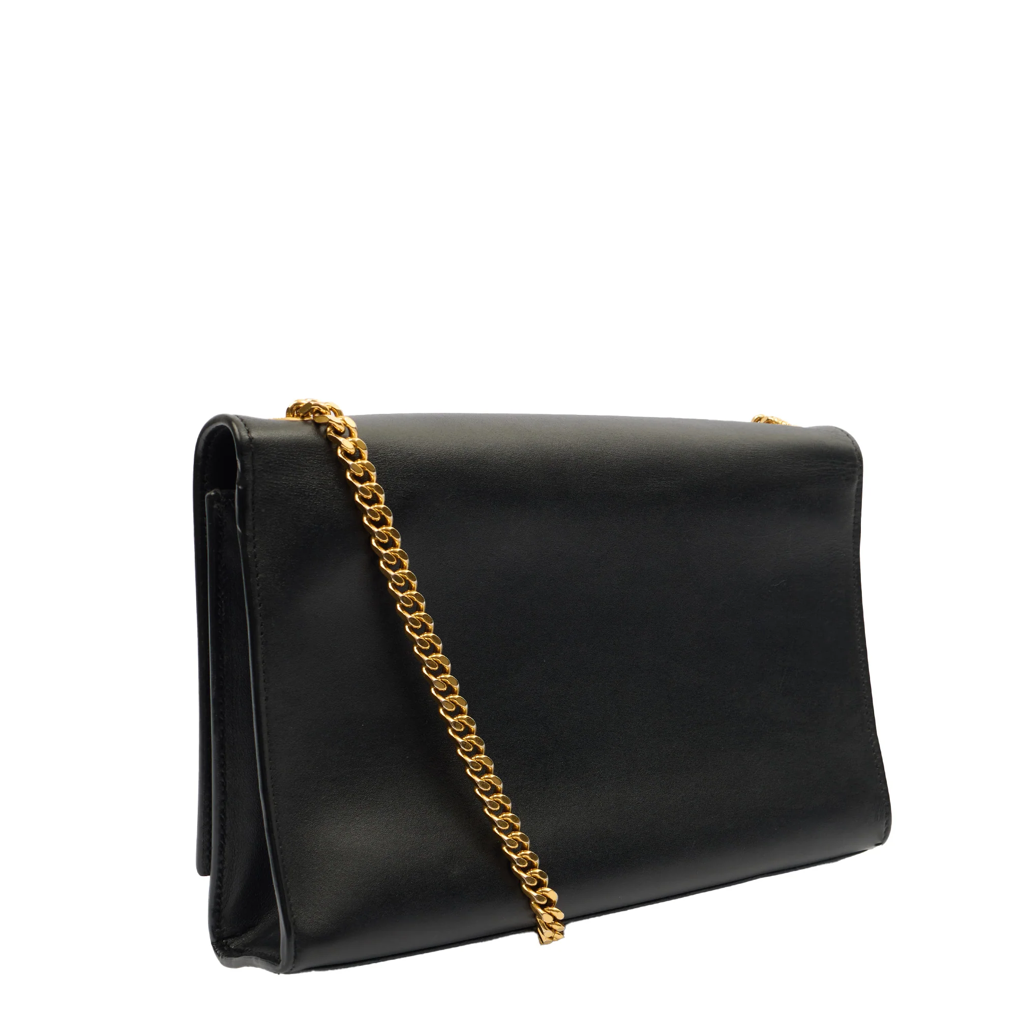 Picture of Saint Laurent Cross Body Kate Medium Tassle in Black, Calfskin Leather