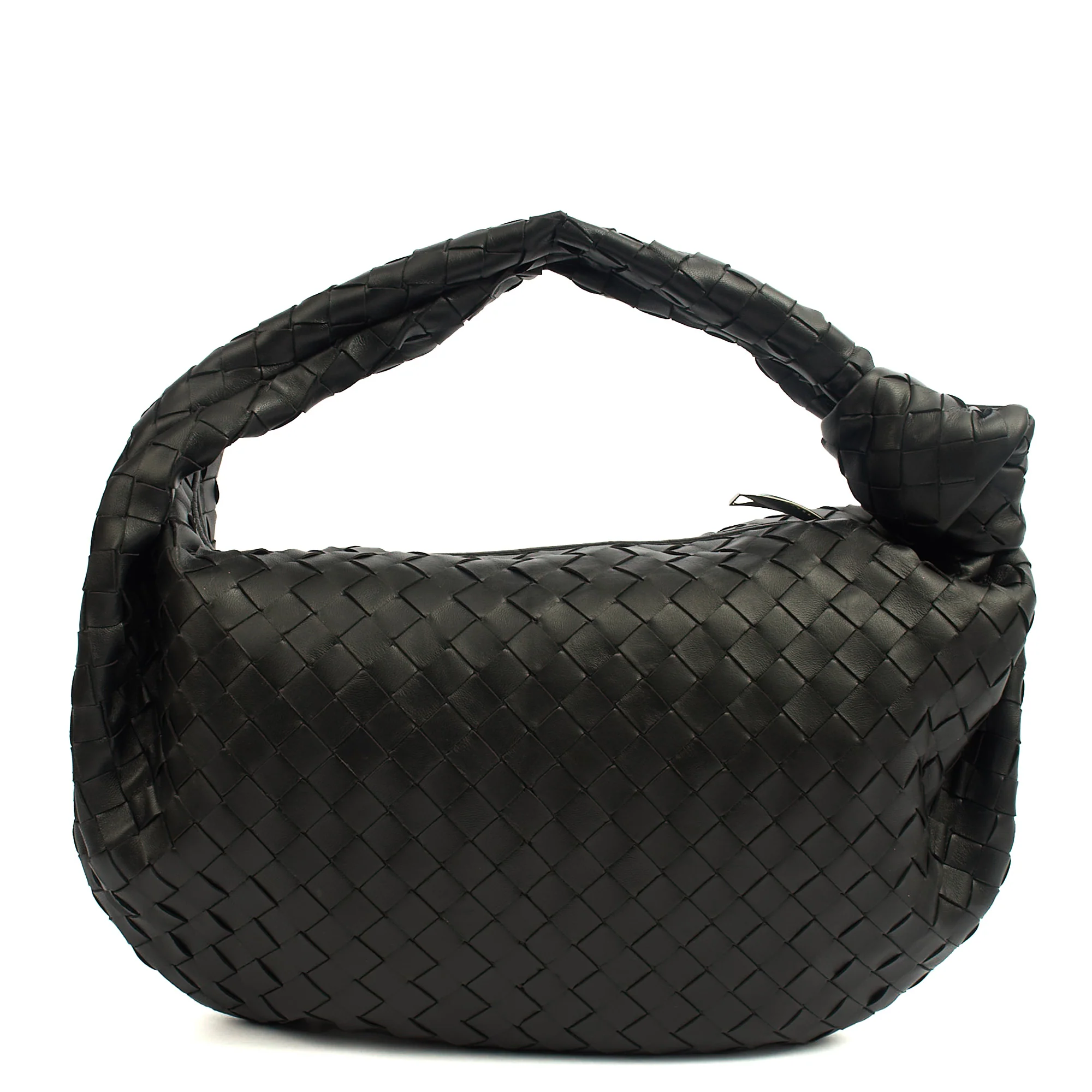 Picture of Bottega Veneta Shoulder Bag Jodie - Teen in Black, Intrecciato Nappa
