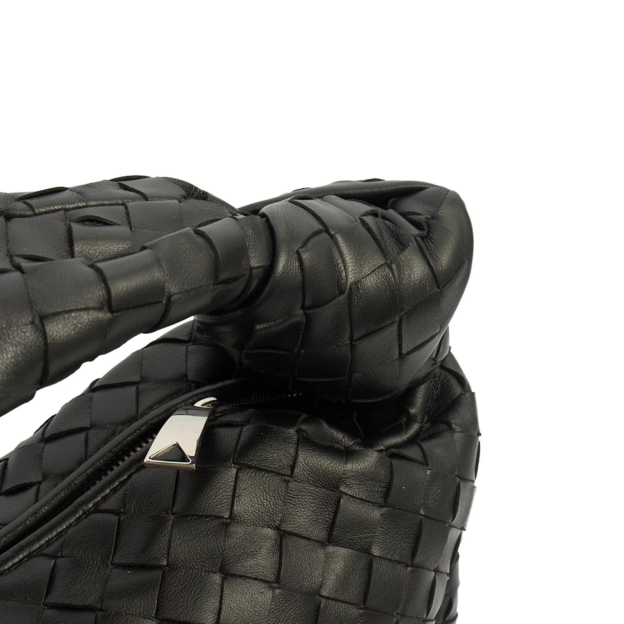 Picture of Bottega Veneta Shoulder Bag Jodie - Teen in Black, Intrecciato Nappa