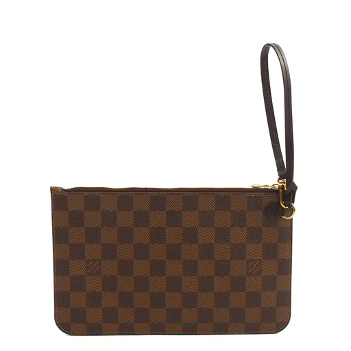 Picture of Louis Vuitton Clutch Neverfull MM Pouch in Damier Ebene, Leather