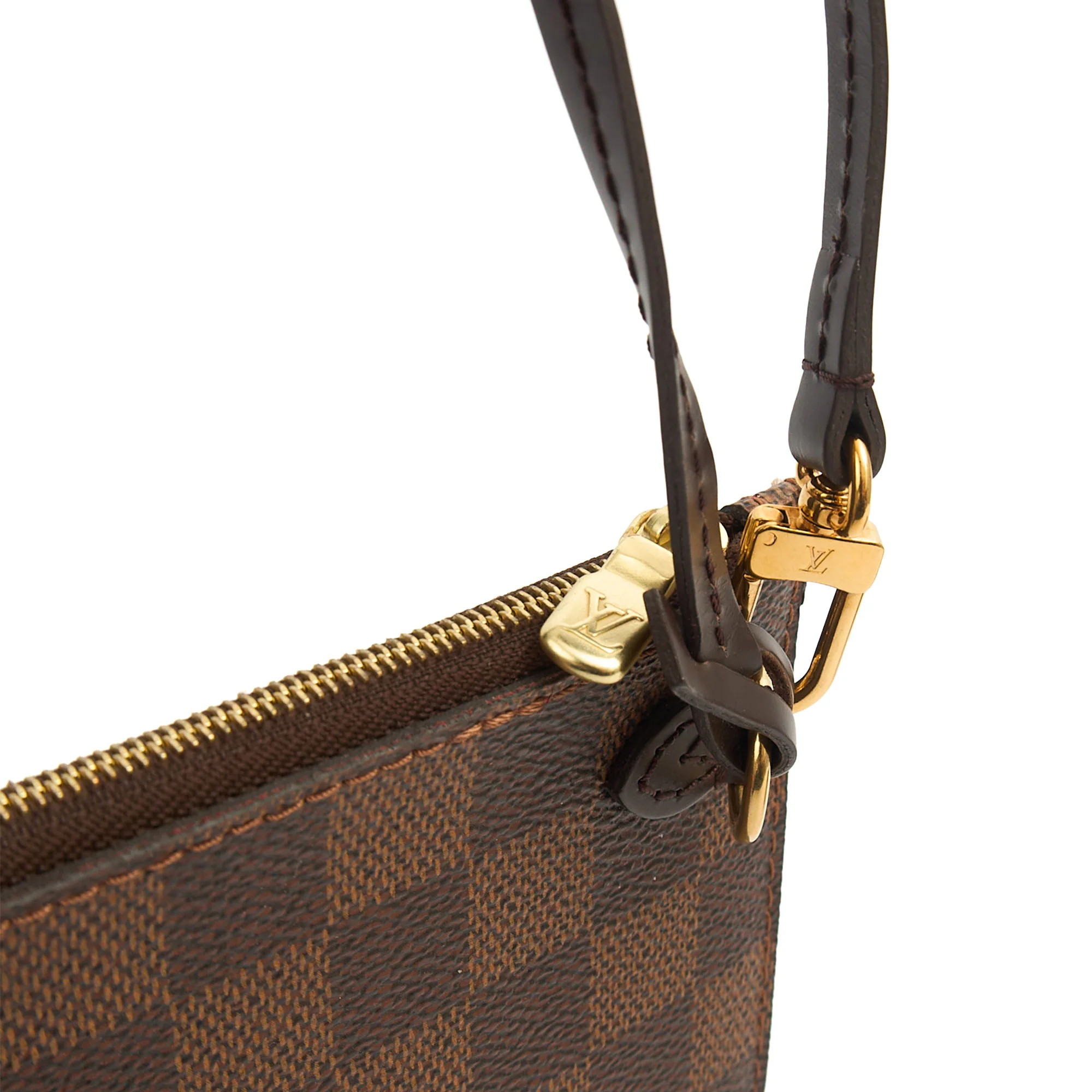 Picture of Louis Vuitton Clutch Neverfull MM Pouch in Damier Ebene, Leather