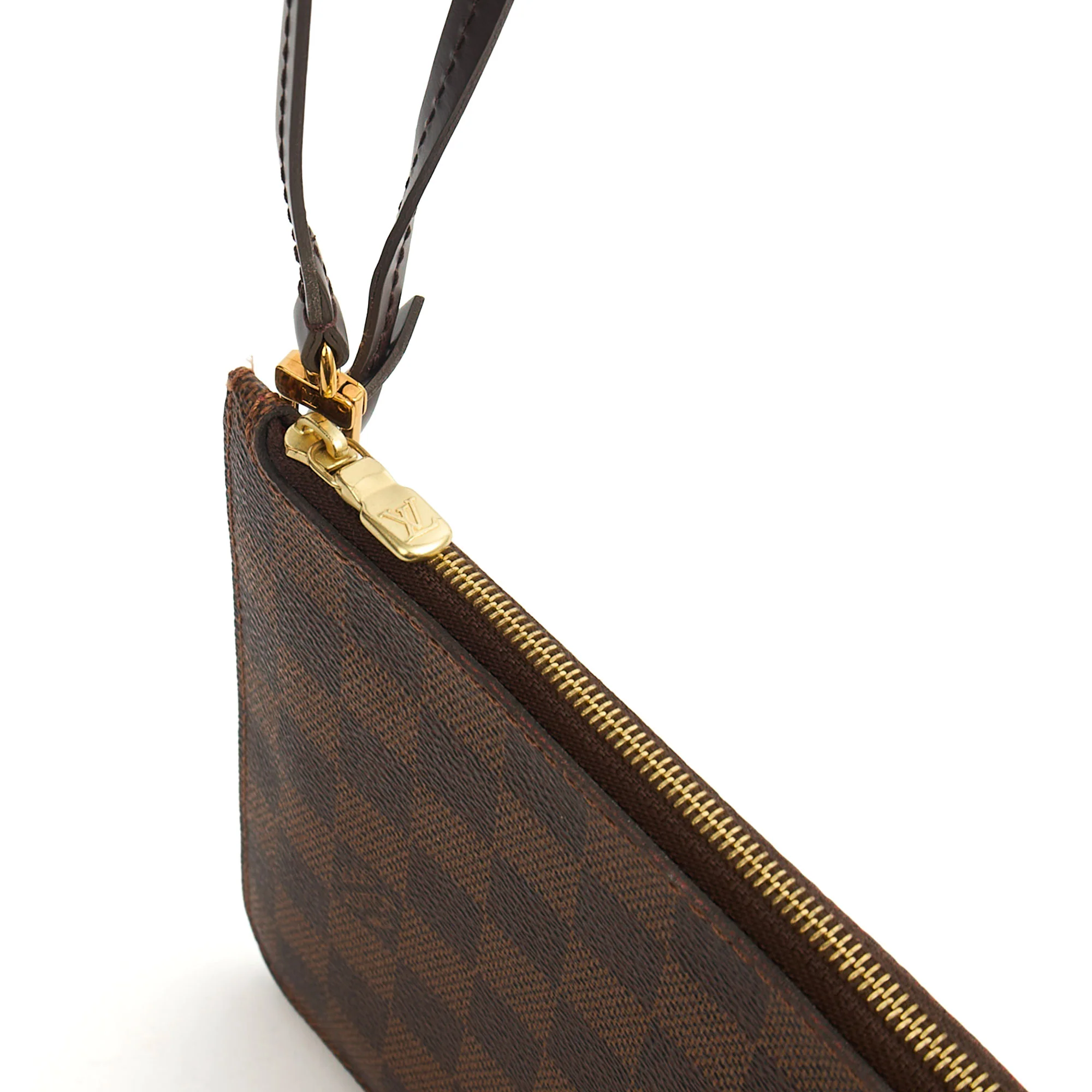 Picture of Louis Vuitton Clutch Neverfull MM Pouch in Damier Ebene, Leather