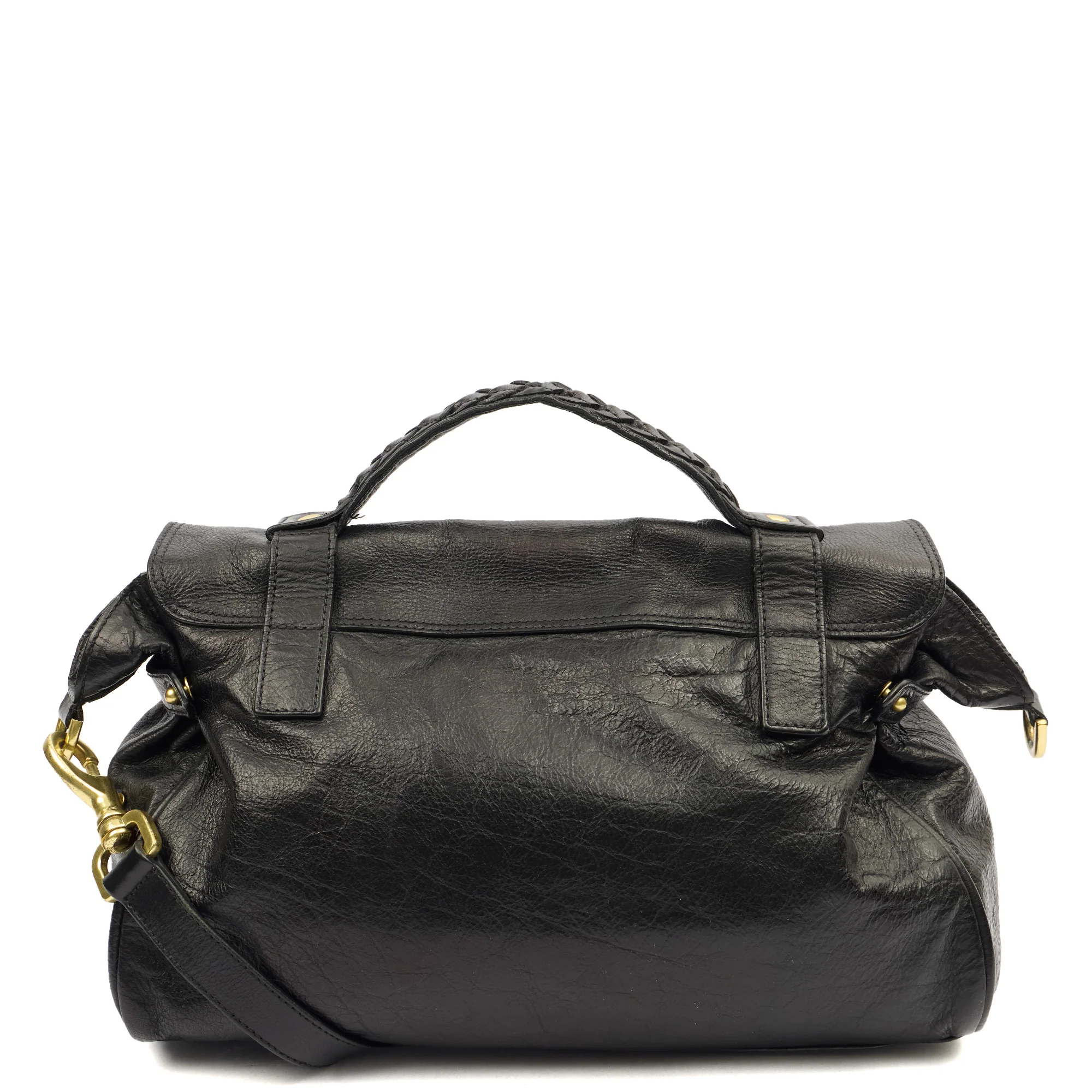 Picture of Mulberry Satchel Alexa in Black, Leather