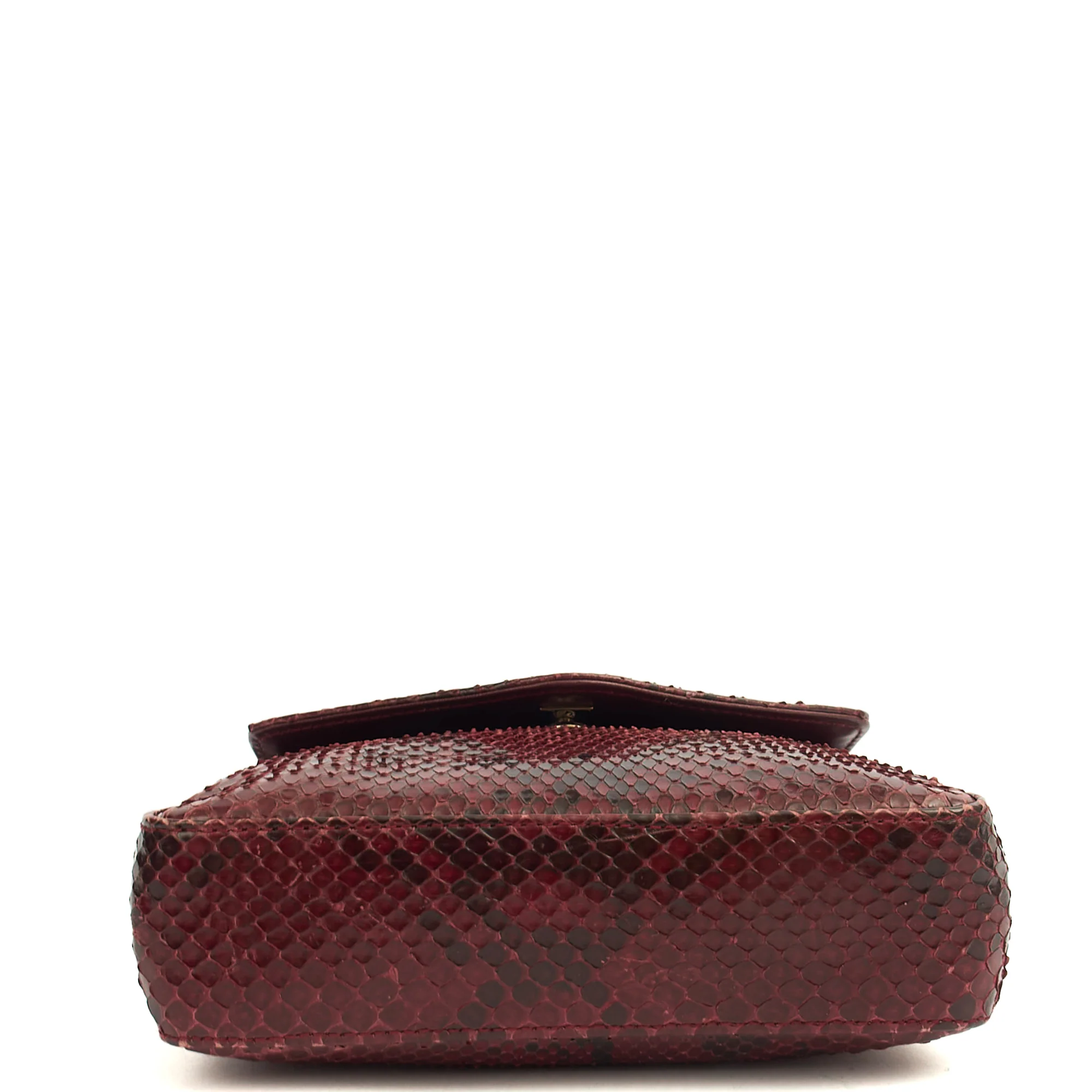 Picture of Chanel Clutch Clutch in Red, Python Leather
