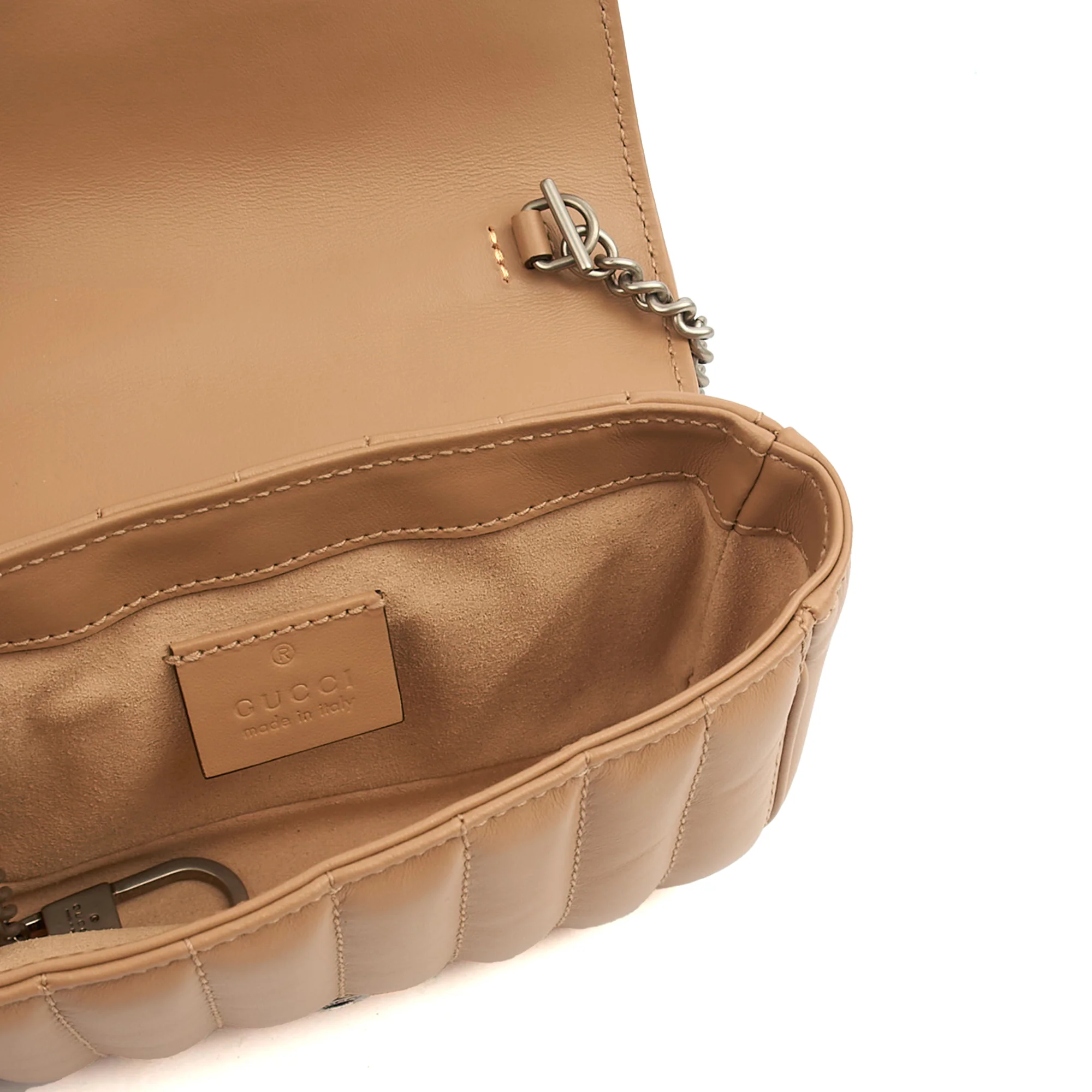 Picture of Gucci Mini Bag Marmont Shoulder Flap Bag - Super Mini in Neutral, Leather