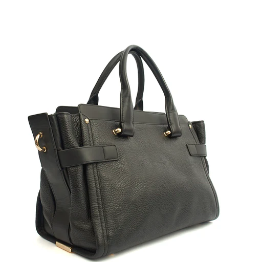 Picture of Coach Tote Swagger in Black, Leather