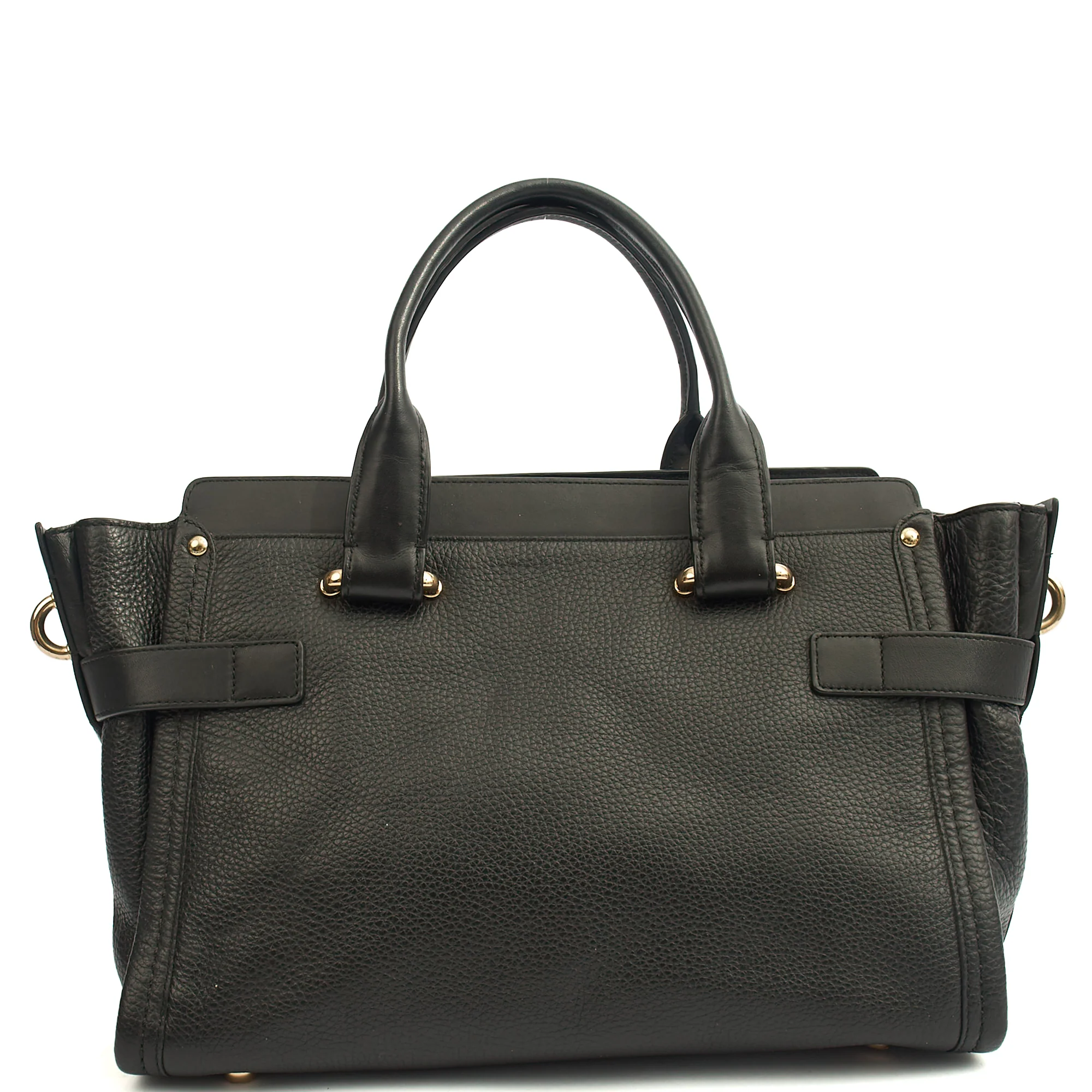 Picture of Coach Tote Swagger in Black, Leather