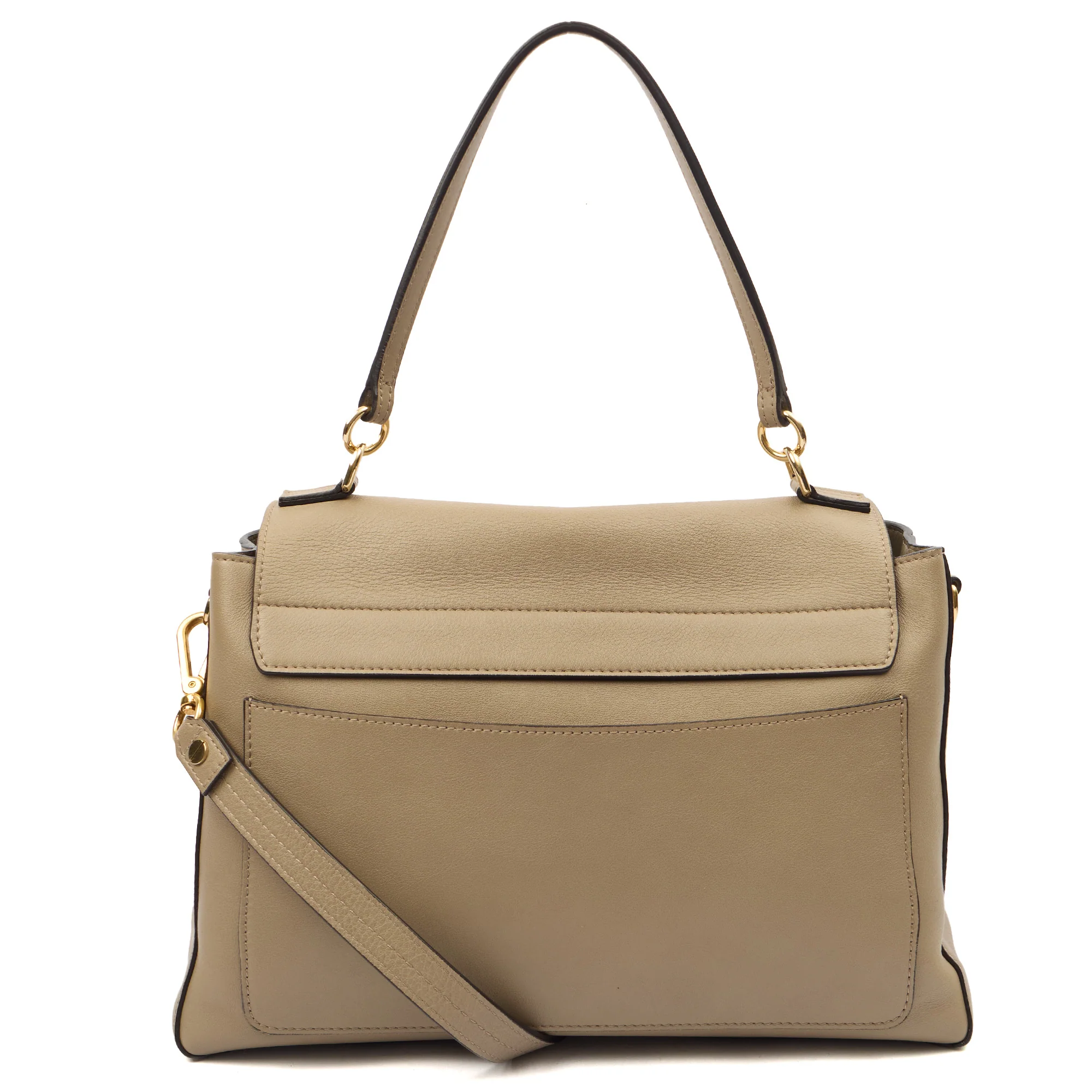 Picture of Chloe Top Handle Faye Day - Medium in Grey, Calfskin Leather