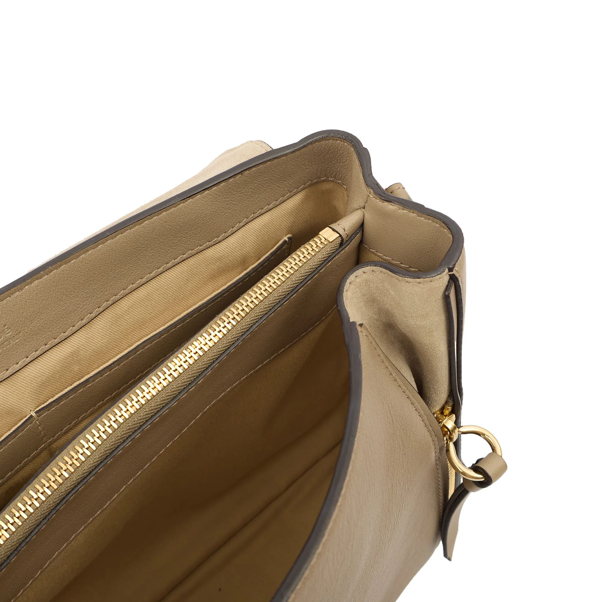 Picture of Chloe Top Handle Faye Day - Medium in Grey, Calfskin Leather