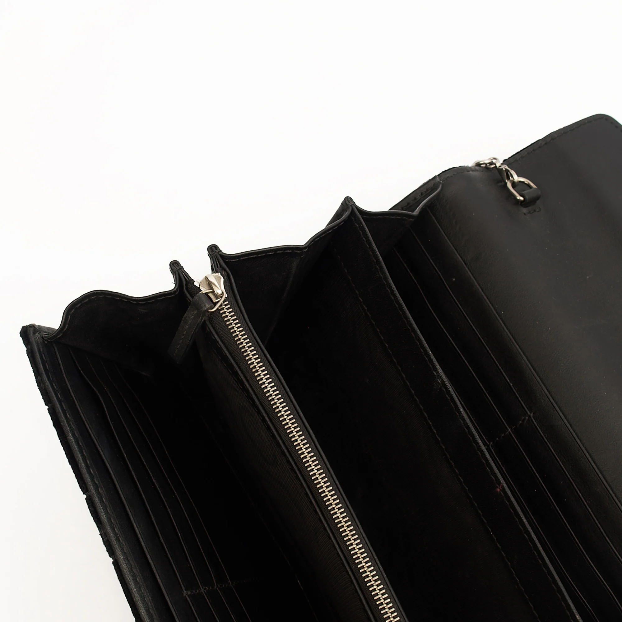 Picture of Gucci Cross Body Dionysus Chain Wallet in Black, Leather