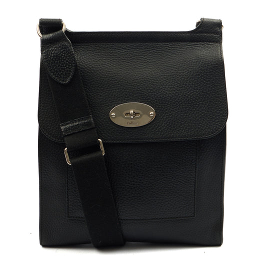 Picture of Mulberry Cross Body Antony in Black, Leather