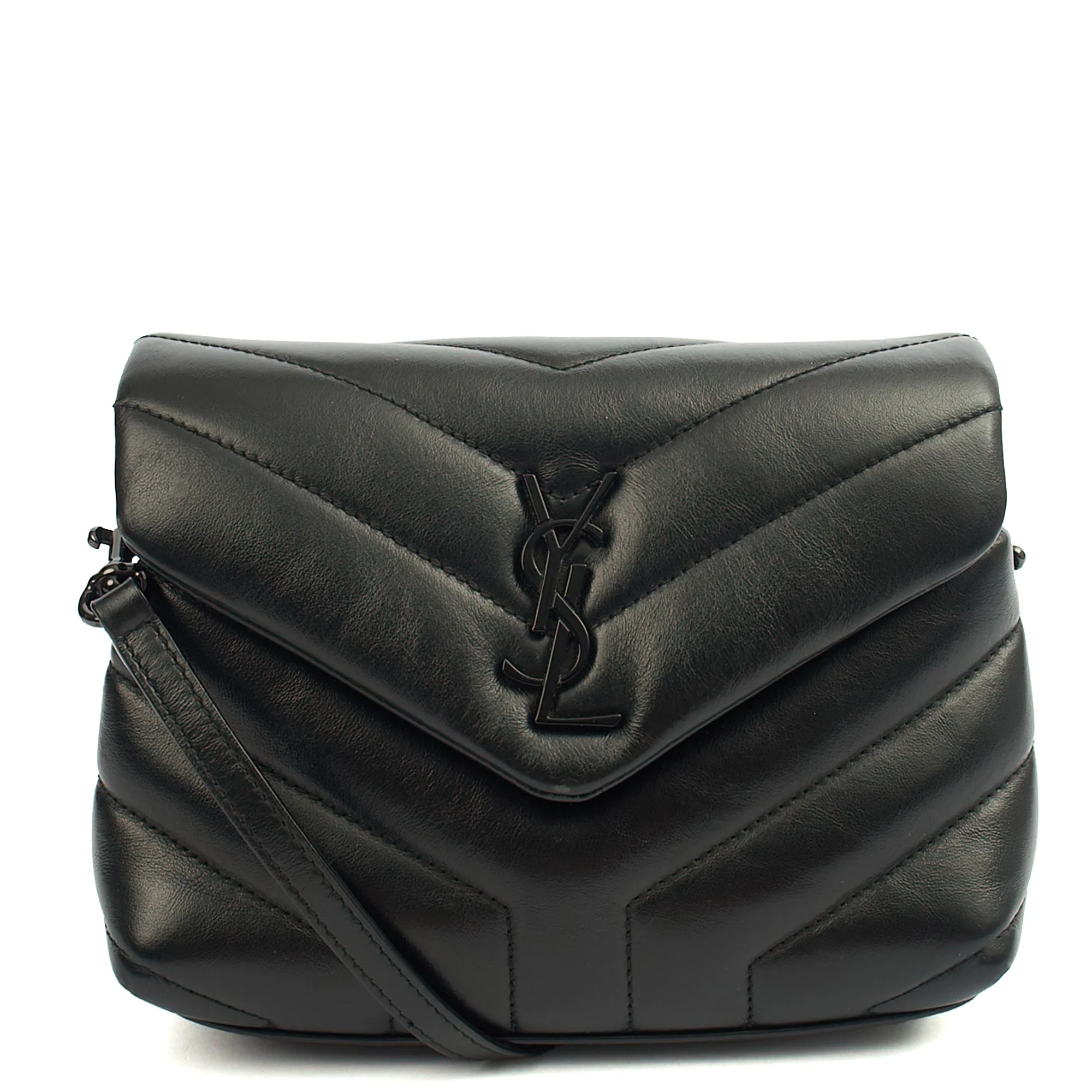 Picture of Saint Laurent Mini Bag LouLou - Toy in Black, Leather