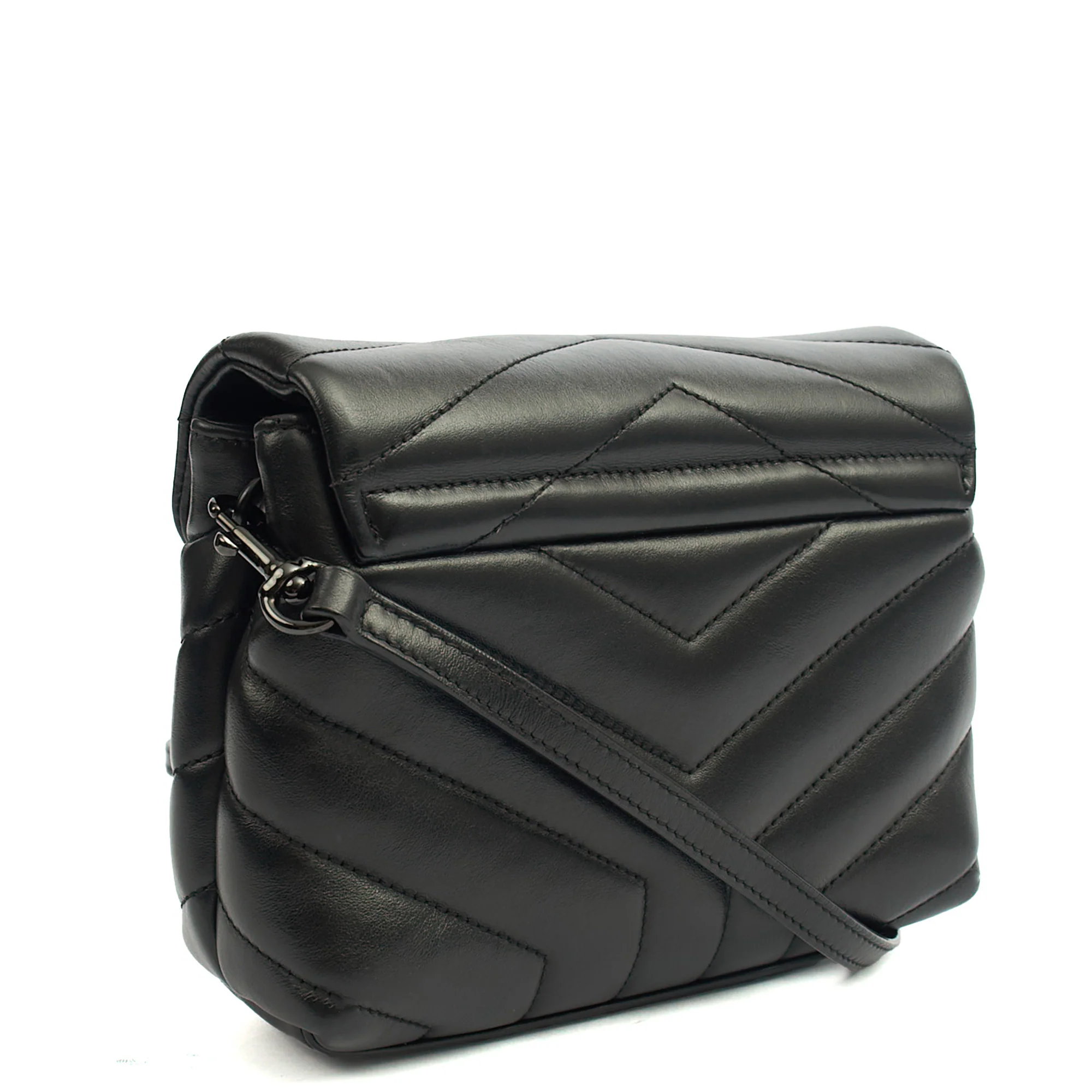 Picture of Saint Laurent Mini Bag LouLou - Toy in Black, Leather