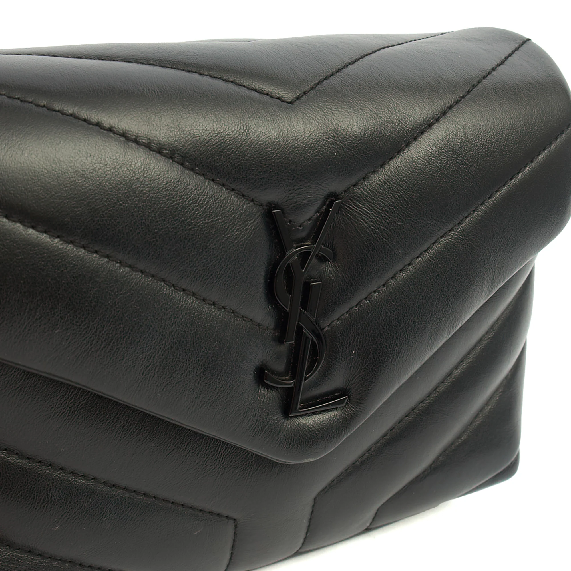 Picture of Saint Laurent Mini Bag LouLou - Toy in Black, Leather