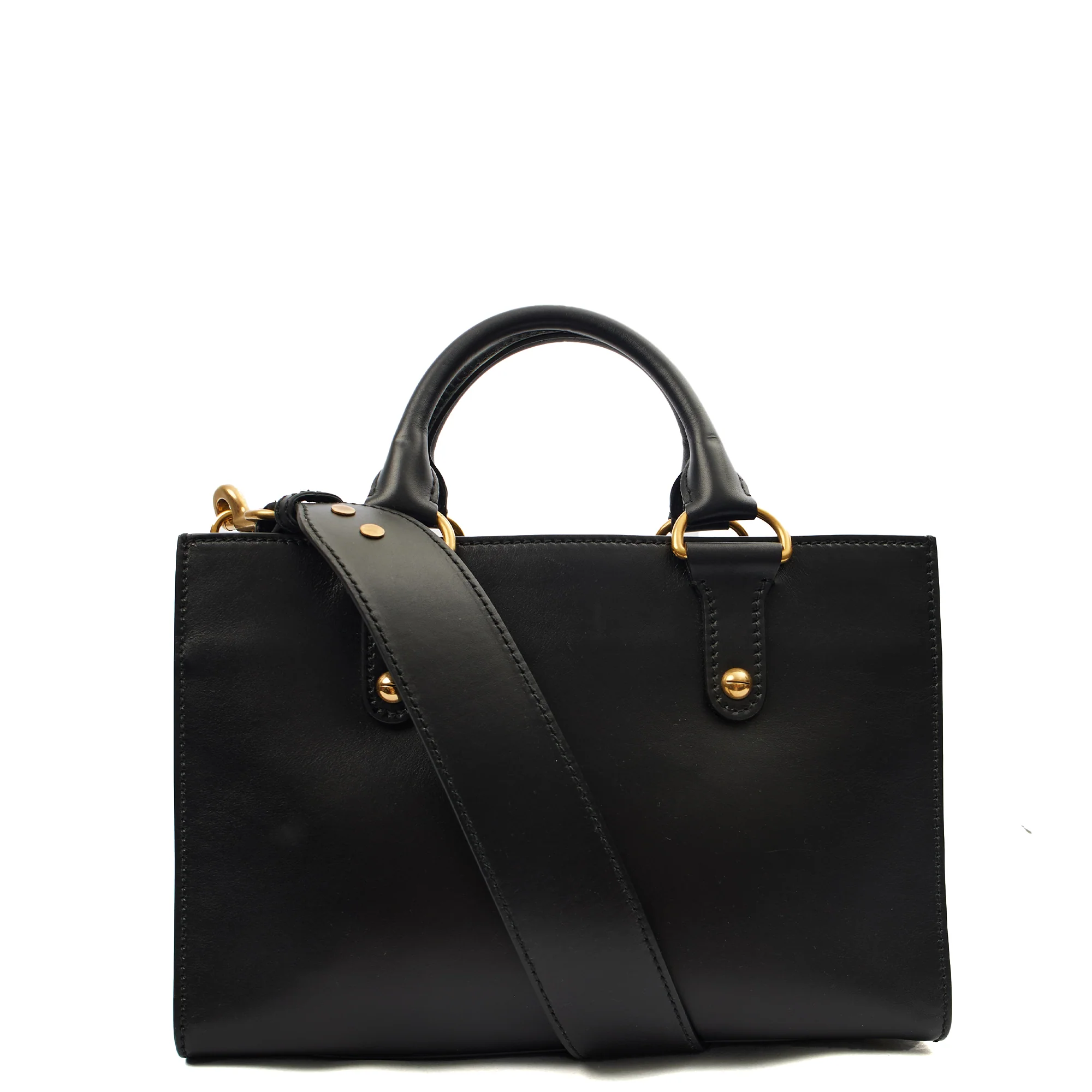 Picture of Christian Dior Tote D-Bee Shopping Bag in Black, Leather