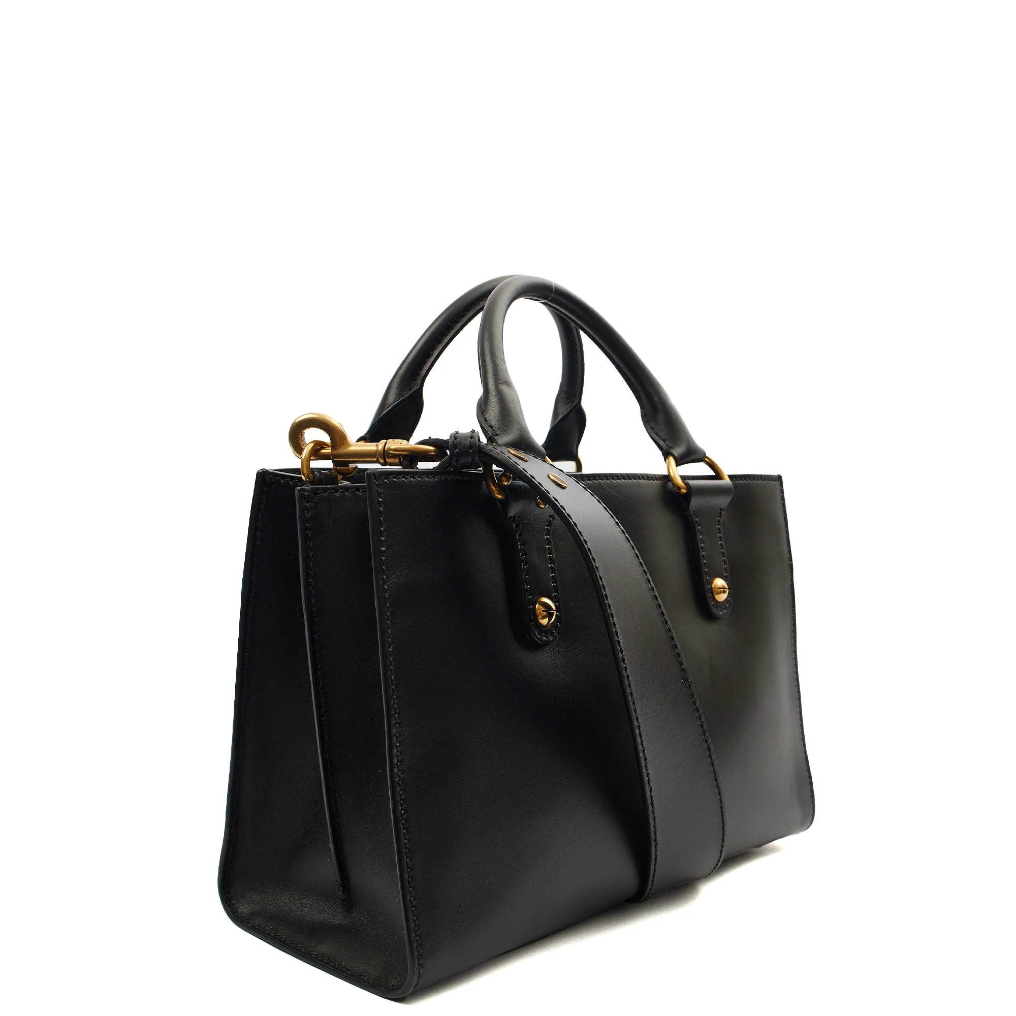 Picture of Christian Dior Tote D-Bee Shopping Bag in Black, Leather