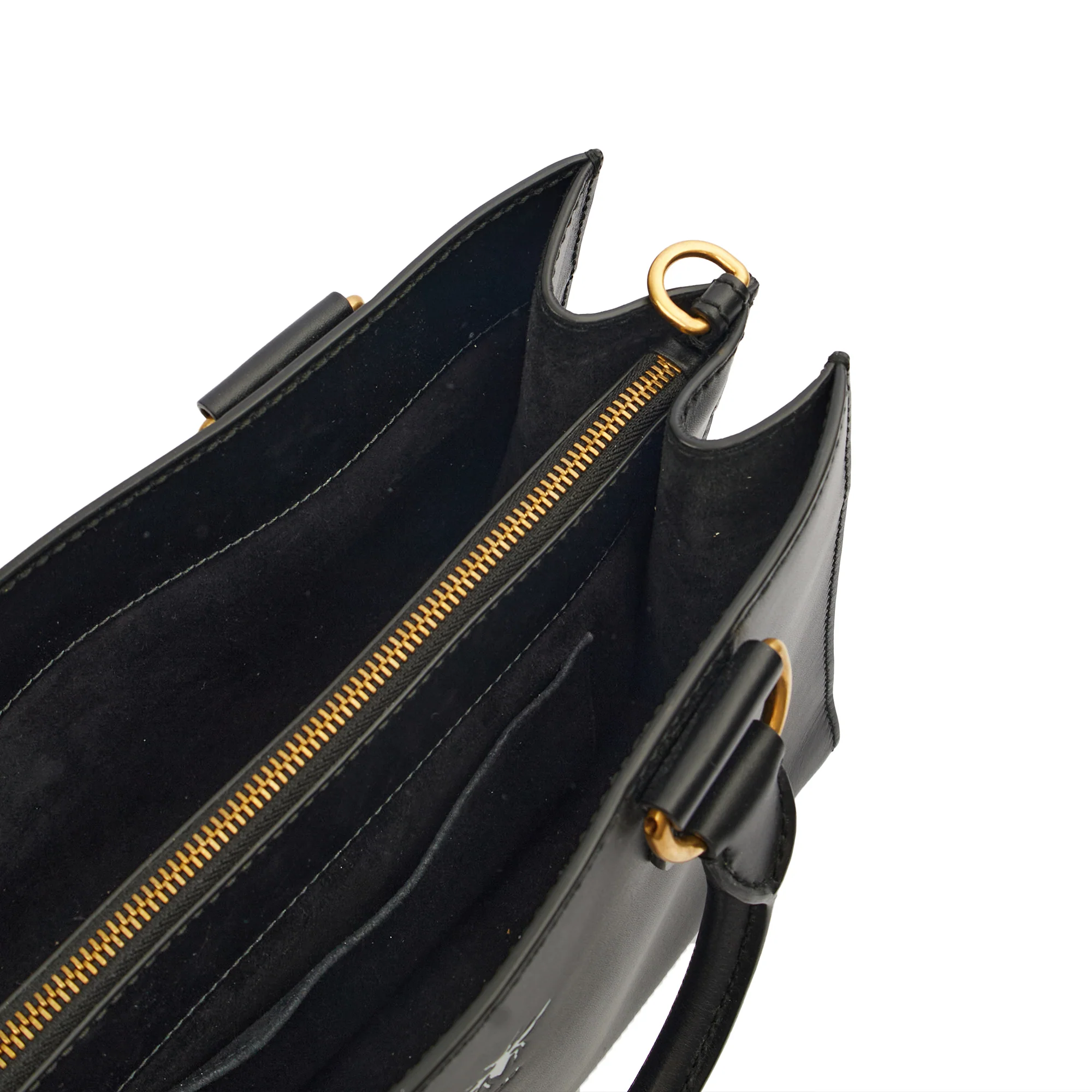 Picture of Christian Dior Tote D-Bee Shopping Bag in Black, Leather