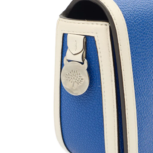 Picture of Mulberry Cross Body Darley Shoulder Bag - Small  in Blue, Leather