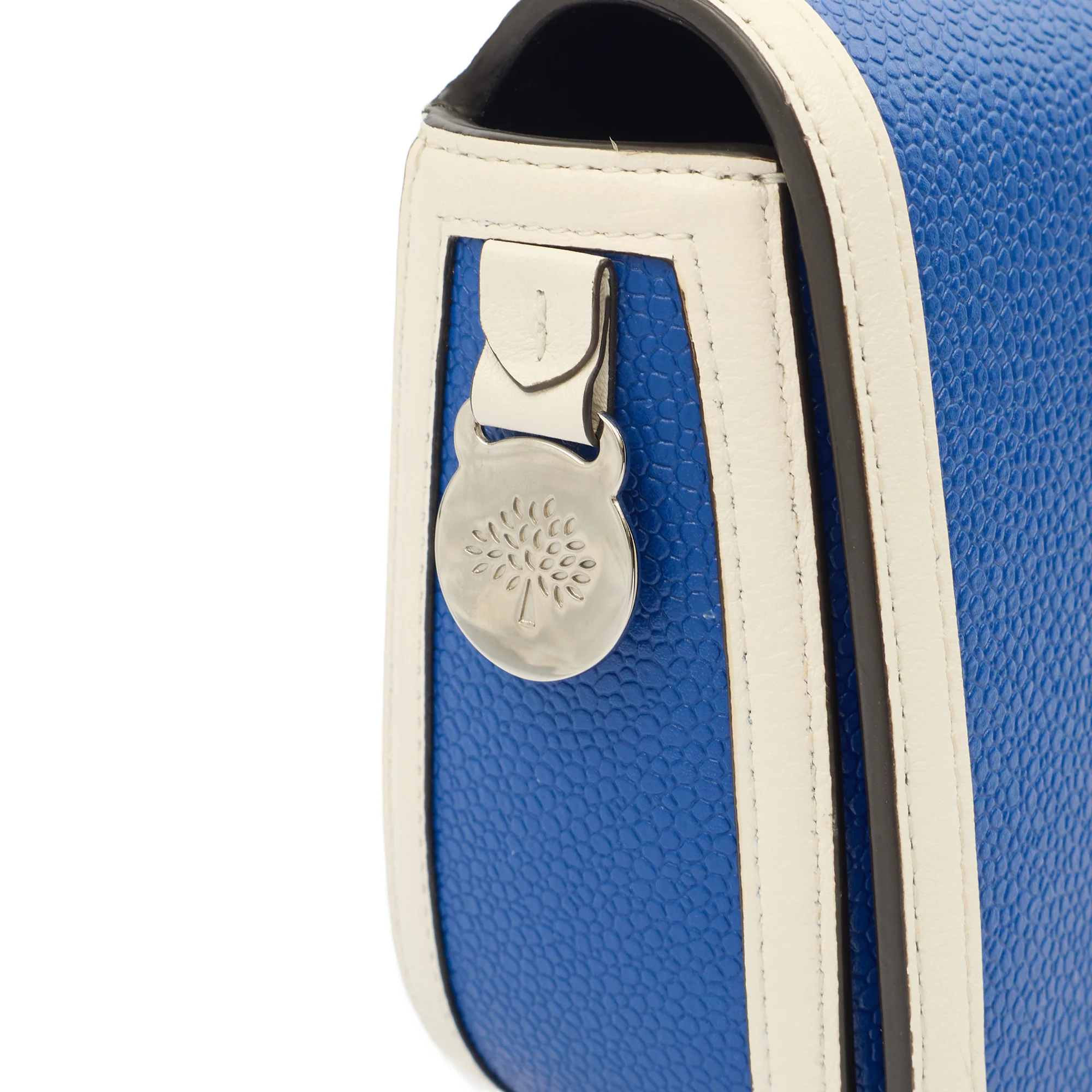 Picture of Mulberry Cross Body Darley Shoulder Bag - Small  in Blue, Leather
