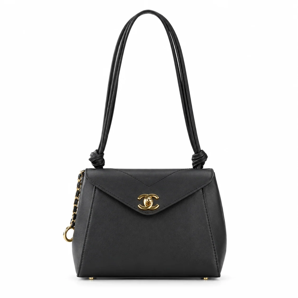Chanel 26A Knotty Envelope Bag 6223 in Black