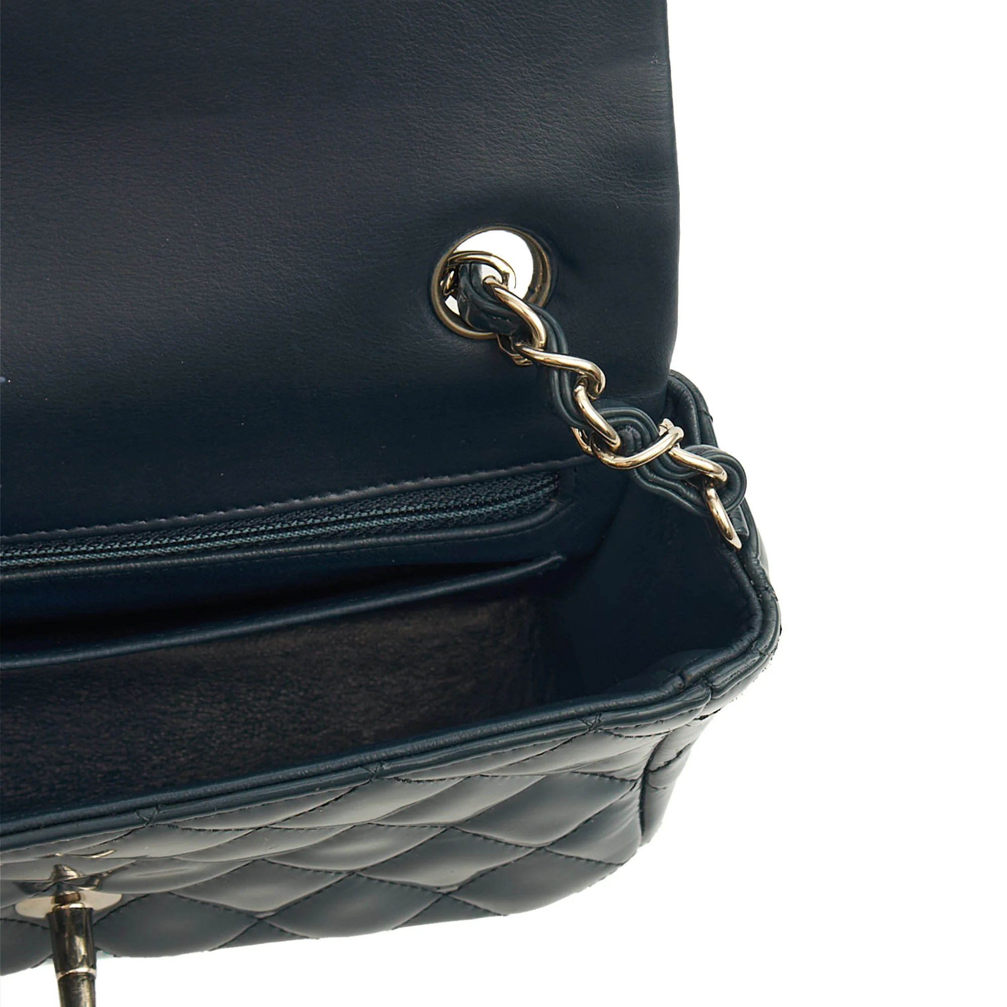 Picture of Chanel Mini Bag Classic - Mini (Rectangular) in Blue, Patent Leather