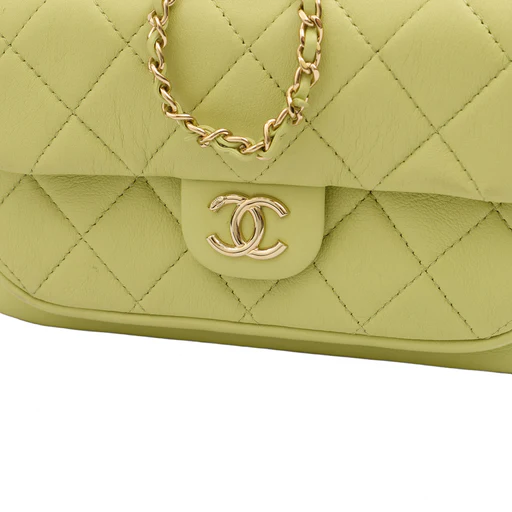 Picture of Chanel Backpack Backpack in Green, Lambskin Leather