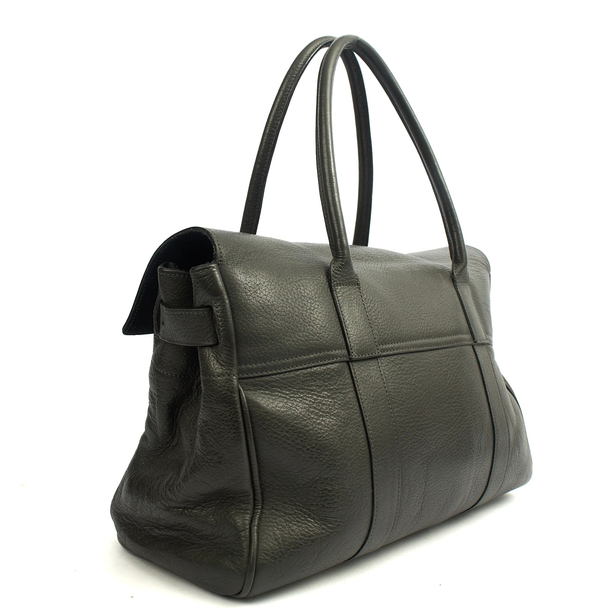 Picture of Mulberry Top Handle Bayswater Heritage in Grey, Calfskin Leather