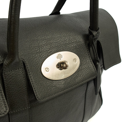 Picture of Mulberry Top Handle Bayswater Heritage in Grey, Calfskin Leather