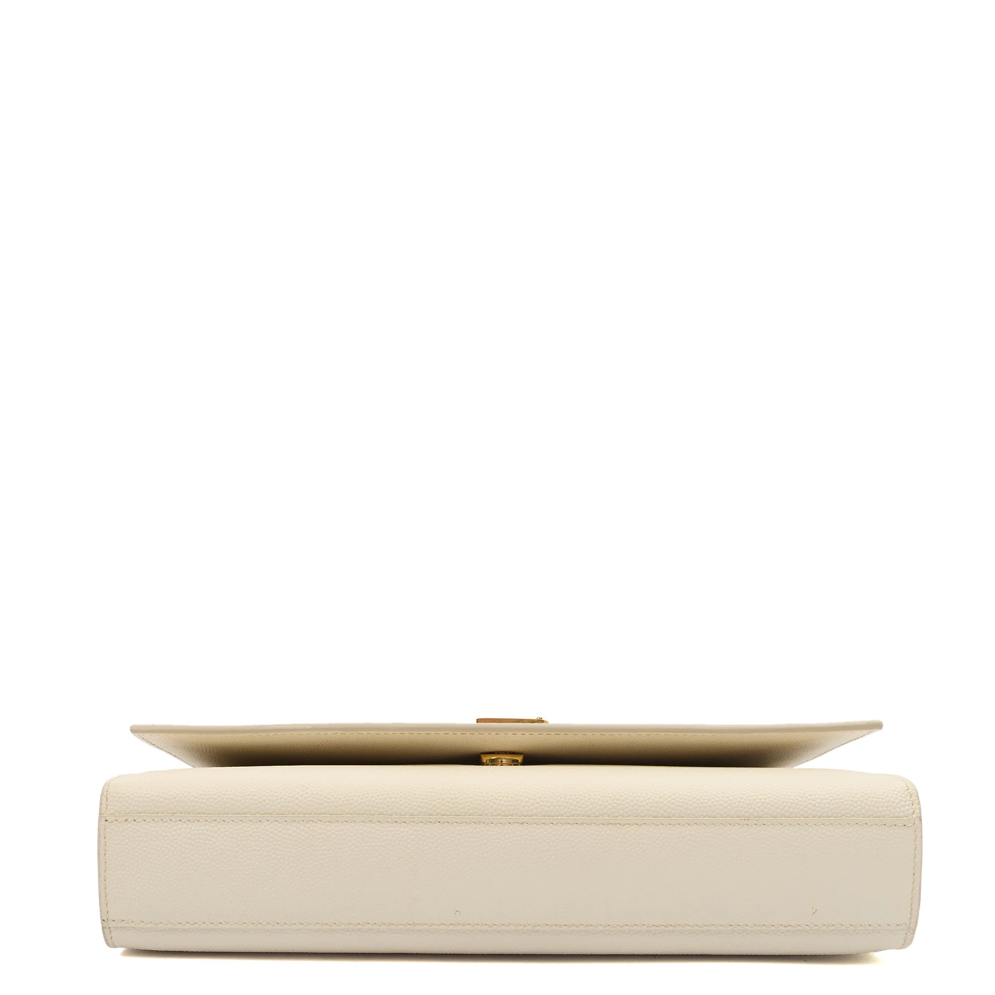 Picture of Saint Laurent Cross Body Kate Medium in White, Calfskin Leather